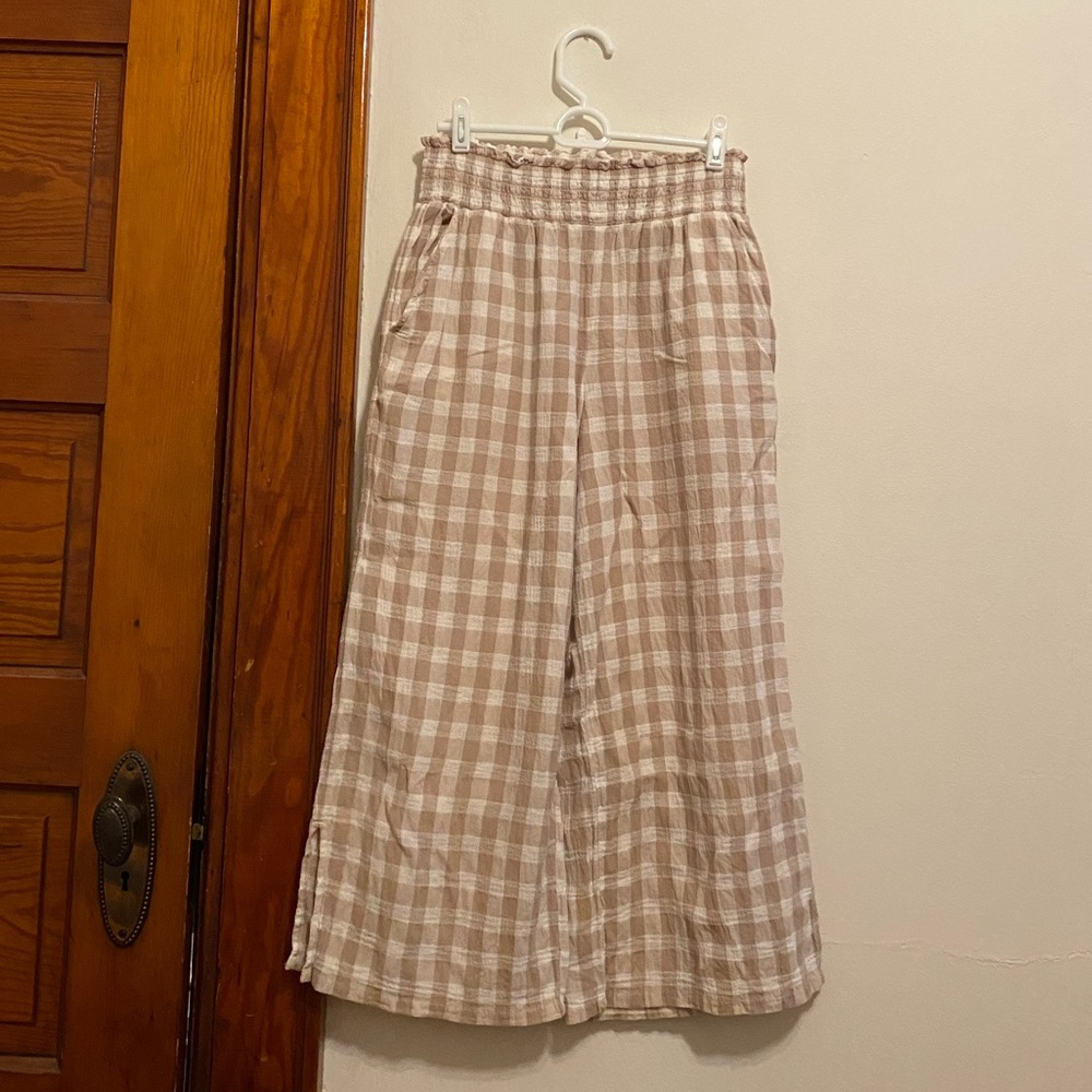 Gingham pants by aerie